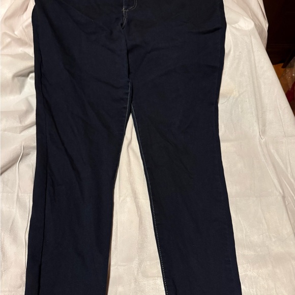 Anne Klein Dark Blue Skinny Jeans - Picture 1 of 4